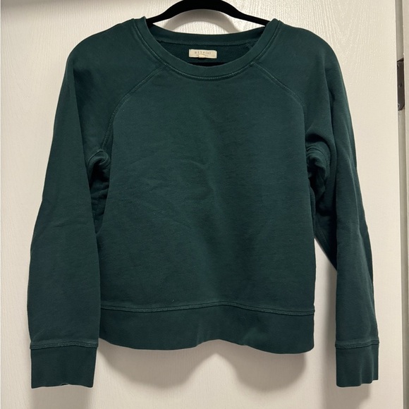 Madewell Tops - Mile(s) by Madewell Green Cropped Crew Neck Size M